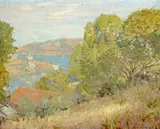Anna Lee Dey Stacey, A View of the Bay, 1915, oil on canvas