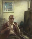 John Hubbard Rich, Self-Portrait, oil on canvas