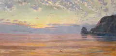 William Lees Judson, Avalon Bay, oil on canvas