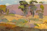 A Walk through a Eucalyptus Grove by Franz Bischoff, oil on board, sold Apr 2008
