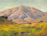 George Demont Otis, Green Mountain, Nicasio Valley, Marin County, 1938, oil on canvas