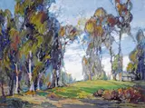 Nell Walker Warner, The Cabin, oil on canvas