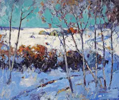 Thomas Lorraine Hunt, Blue Shadows, oil on canvas