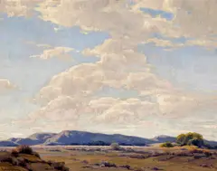 Sam Hyde Harris, Cloud Patterns, oil on canvas