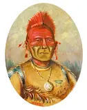 George Catlin, Horse Chief, Head Chief of the Pawnee Tribe, 1832 (No.78); Wolf Chief, Head Chief of the Mandan Tribe, 1832 (No.84); Eagle's Ribs, Head Chief of the Blackfoot Tribe, 1832 (No.57); Brave Chief, Head Chief of the Hunkpapa Sioux Tribe, 1832 (No.66); Buffalo Bull's Back Fat, Head Chief of the Blood Tribe, 1832 (No.121) (5), oil on copper