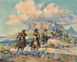 Marjorie Reed, Going Home from the Sing - Navajo Land