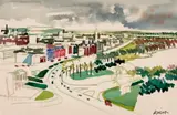 Dong Kingman, South Bay Panorama (No.N29)