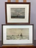 Fishing Boats... by Thomas Bush Hardy, sold Mar 2024
