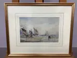 Edwin Hayes, Coastal Scene, with...