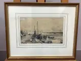 Fishing Boats... by Thomas Bush Hardy, sold Mar 2024