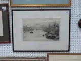 Newcastle... by William Lionel Wyllie, sold Dec 2023