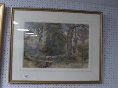 David Cox Junior, Woodland Stream,...