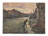 František X. Procházka, Themes from Travels, 1929, Watercolour, paper, oil on cardboard
