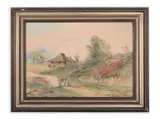 August Piepenhagen, Landscape with a Bridge
