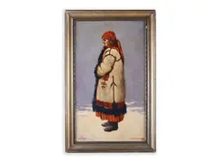 Otto Stritzko, A Gypsy Bride, 1929, Oil on canvas