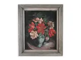Jana Hladíková - Bernkopfová, A Bouquet with Tulips, 20th century, Oil on canvas