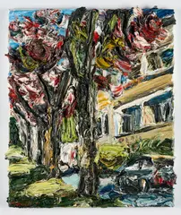 Christopher Lehmpfuhl, Ohne Titel, Öl auf Leinwand