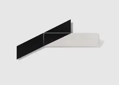 Gerhard Frömel, "Durchdringung II", 2018, Metall, farbig lackiert