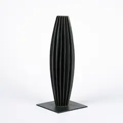 Herbert Mehler, Fuso, 2009, Bronze, braun patiniert