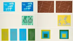 Josef Albers, Formulation: Articulation I und II, 1972