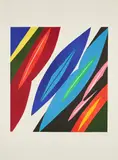 Ernst Wilhelm Nay, Farblitho 1968 - 2 (NOR), 1968, Farblithografie auf BFK RIVES FRANCE (Wasserzeichen)