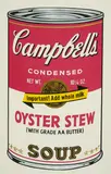 Campbell's Soup II (Oyster Stew) by Andy Warhol, 1969, Farbserigrafie auf beschichtetem Papier, sold Nov 2024
