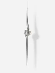 Roberto Cordone, Perpendicolare, Aluminium, gegossen und verchromt