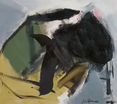 José Guerrero, "Mesage", 1966, Öl auf Leinwand