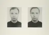 Thomas Ruff, Doppelporträt, 1995, Offset auf Schoeller Durex (Trockenstempel)