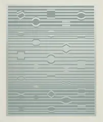 MARK-KAB by Victor Vasarely, Farbserigrafie auf leichtem Karton, sold Jun 2025