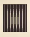 Victor Vasarely, BO-RA (Aus: Jean-Sébastien Bach), 1973, Farbserigrafie auf leichtem Karton