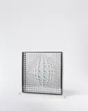 Victor Vasarely, Vega Mir (Aus: Jean-Sébastien Bach), 1973, Farbserigrafie auf Acrylglas über Farbserigrafie auf Acrylglas in Metallrahmen auf Acrylglassockel