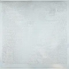 Heinz Mack, Lichtschraffur (Aus: Art Scene Düsseldorf), 1971, Blindprägung auf Aluminiumkarton