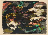 Karel Appel, Au pays noir, 1962/63, Farblithografie auf BFK RIVES (Wasserzeichen)