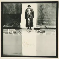 Joseph Beuys, Aus: Art Scene Düsseldorf, 1971, Offset auf Papier