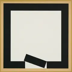 Erwin Heerich, Aus: Art Scene Düsseldorf, 1971, Farbserigrafie auf Karton