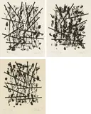 Günther Uecker, Aus: Feldarbeit - Arbeitsfelder - Uecker - Dresden, 1996, Jeweils: Collotypie auf leichtem Karton