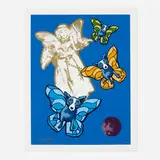 Angel Baby by George Rodrigue, 2000, screenprint in colors, sold Sep 2022