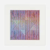 Star of David by Yaacov Agam, 1986, polymorph in colors, sold Sep 2022
