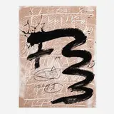 Antoni Tàpies, Untitled (from the Columbus: In Search of a New Tomorrow portfolio), 1992, screenprint in colors