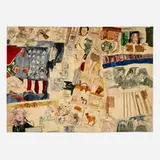 Larry Rivers, Golden Oldies 60's, 1978-1988, hand-woven silk tapestry