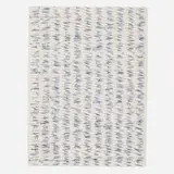 Russell Crotty, Surf Drawing - Blue, 1991, ballpoint pen on paper
