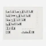 Channa Horwitz, Language Series I Circles & Squares #2 of 8