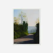 Jon Swihart, The Road from La Chapelle Saint Ouen to Giverny, 1991, oil on board