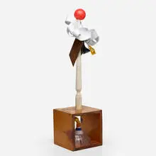 George Herms, Wonder Groove: The Last Head Arrangment, 2005, mixed media