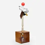 George Herms, Wonder Groove: The Last Head Arrangment, 2005, mixed media