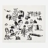 Kim MacConnel, Good News, 2000, screenprint