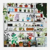 Large Shelf Still Life by Jonas Wood, 2017, offset lithograph on paper, sold Jul 2022