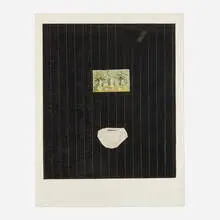 Lois Lane, Untitled, 1984, mixed media, oil pastel, graphite, collage on paper