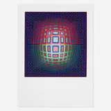 Victor Vasarely, Vega, c. 1979, screenprint in colors